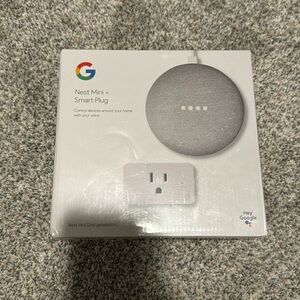 Google Nest Mini (2nd Generation) + Smart Plug SEALED BRAND NEW